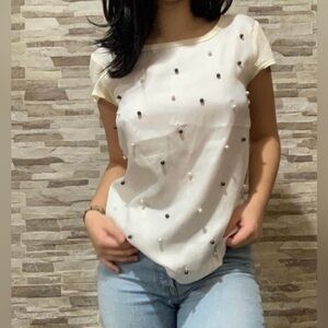 WHITE HOUSE BLACK MARKET CRYSTAL EMBELLISHED BLOUSE …007